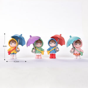Umbrella Girl Micro Landscape Gardening Landscaping Accessories