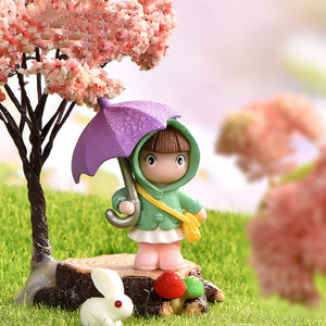 Umbrella Girl Micro Landscape Gardening Landscaping Accessories