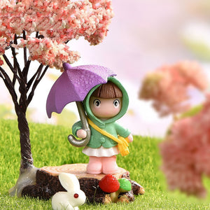 Umbrella Girl Micro Landscape Gardening Landscaping Accessories